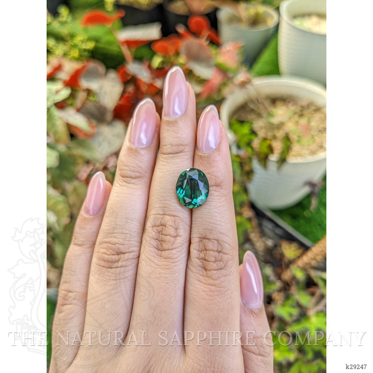 5.68 Ct. Bluish Green Prasiolite from Brazil