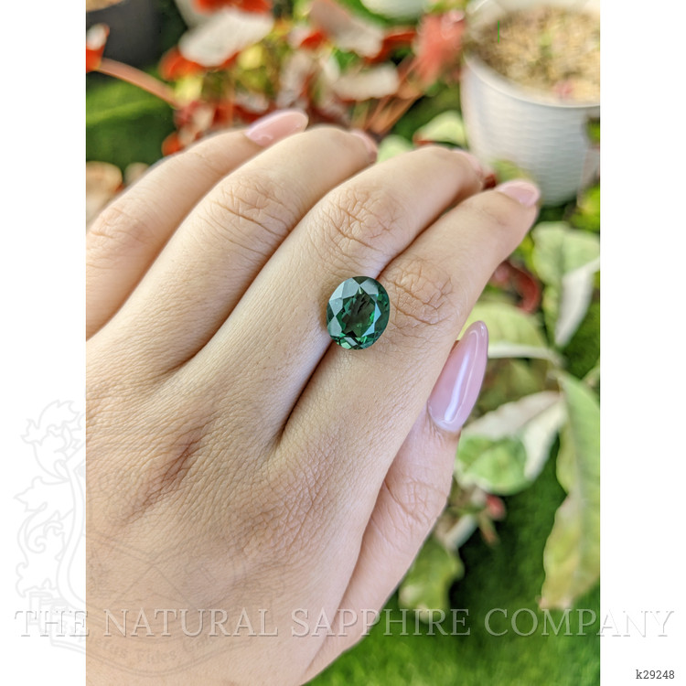 3.90 Ct. Bluish Green Prasiolite from Brazil