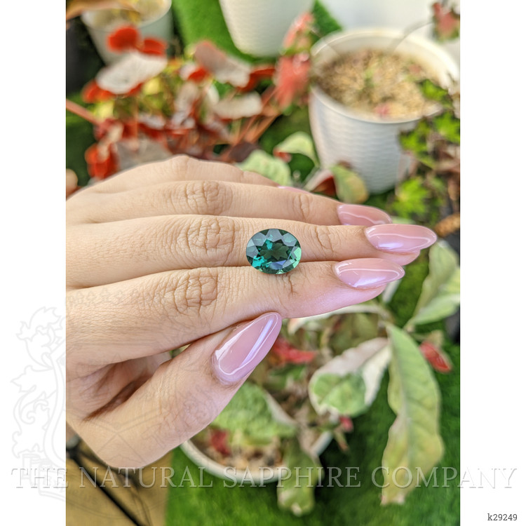5.47 Ct. Bluish Green Prasiolite from Brazil