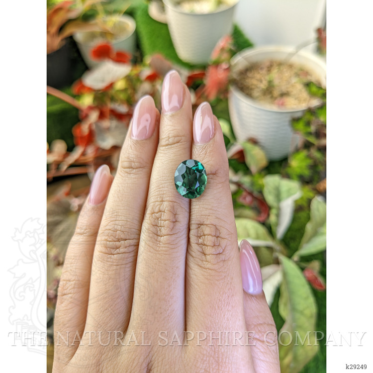 5.47 Ct. Bluish Green Prasiolite from Brazil