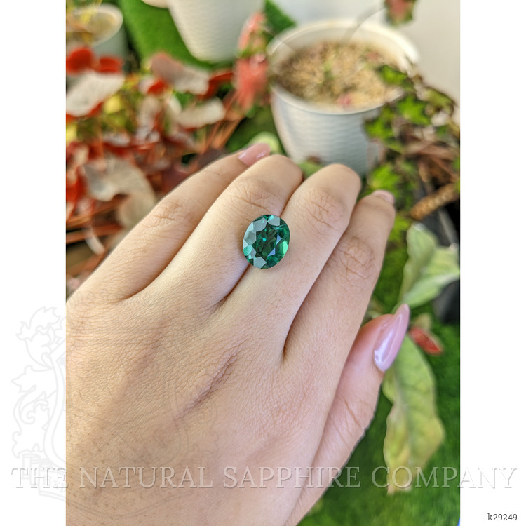 5.47 Ct. Bluish Green Prasiolite from Brazil