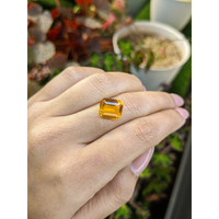 4.33 Ct. Orangish Yellow Citrine from Brazil Life Style