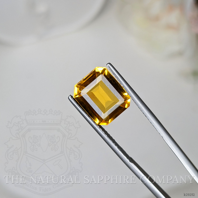 4.33 Ct. Orangish Yellow Citrine from Brazil