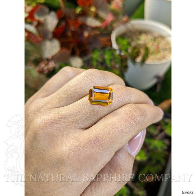 6.23 Ct. Yellowish Orange Citrine from Brazil
