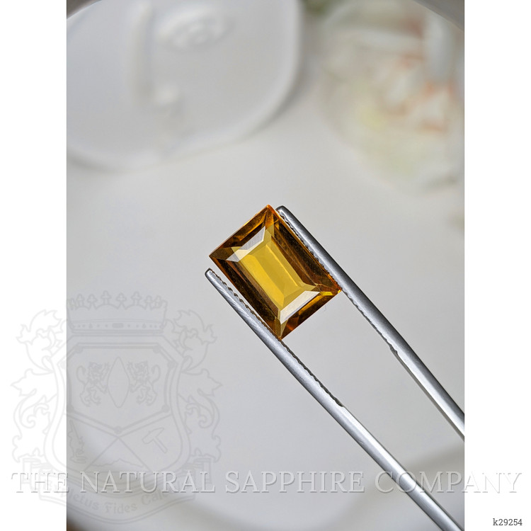 4.13 Ct. Orangish Yellow Citrine from Brazil
