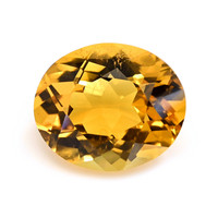 5.97 Ct. Orangish Yellow Citrine from Brazil Video