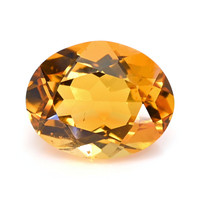 4.54 Ct. Orangish Yellow Citrine from Brazil Video