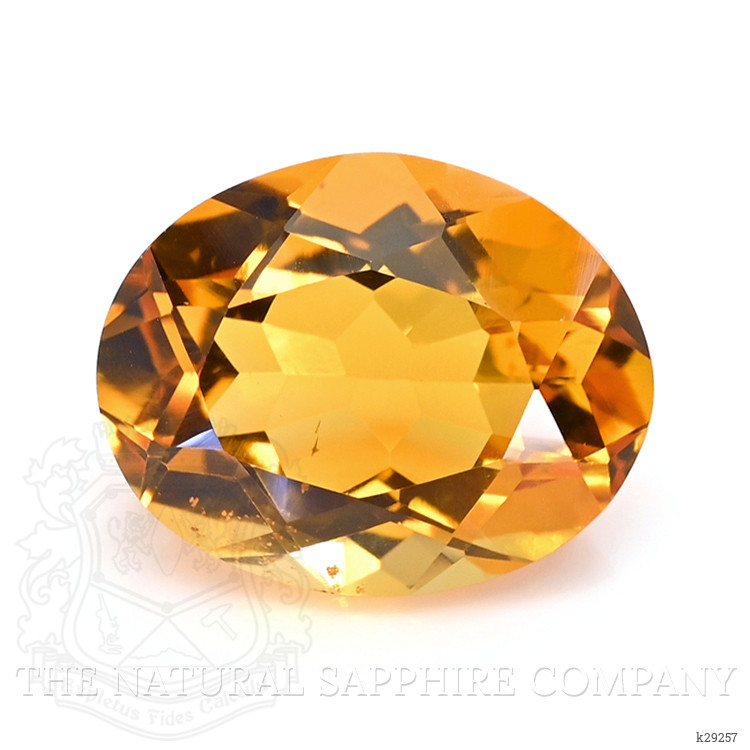 4.54 Ct. Orangish Yellow Citrine from Brazil