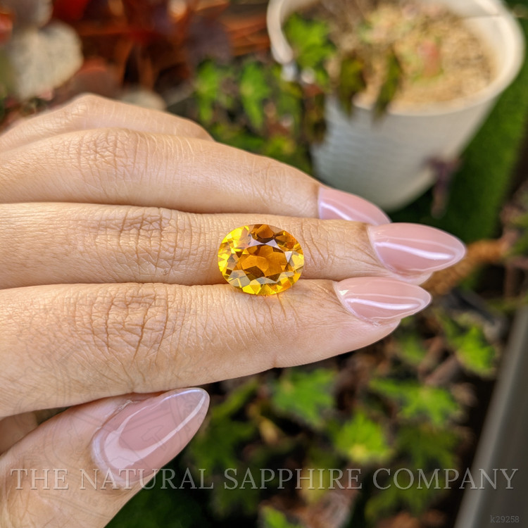 5.69 Ct. Yellowish Orange Citrine from Brazil