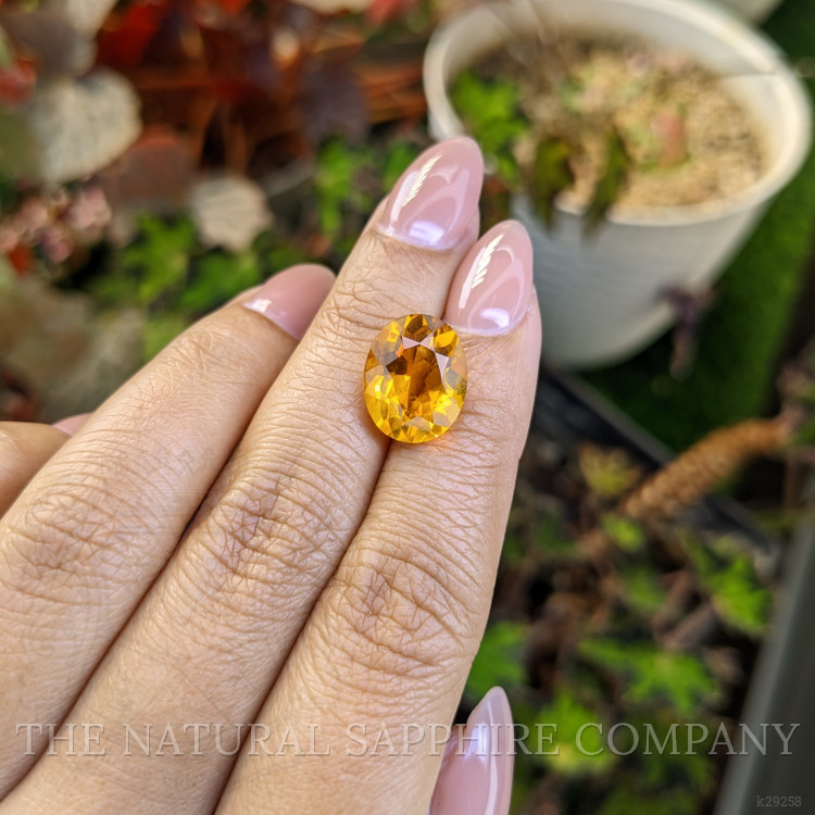 5.69 Ct. Yellowish Orange Citrine from Brazil
