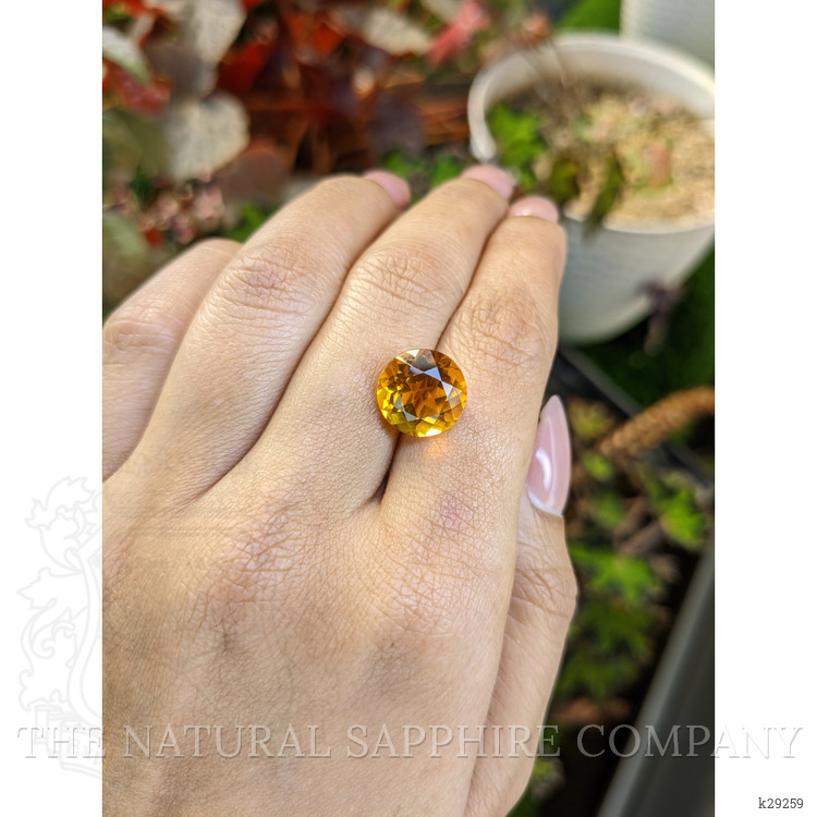 5.62 Ct. Yellowish Orange Citrine from Brazil