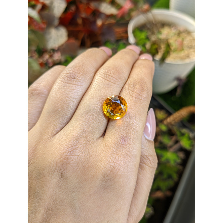 5.62 Ct. Yellowish Orange Citrine from Brazil