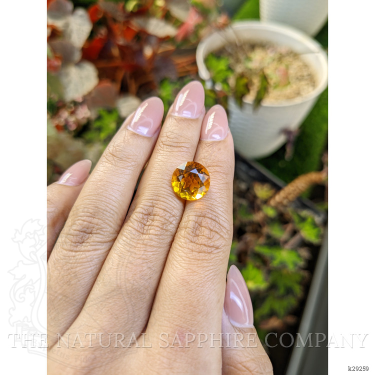 5.62 Ct. Yellowish Orange Citrine from Brazil