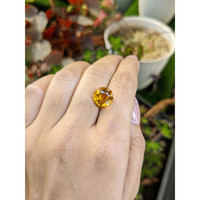 4.21 Ct. Orangish Yellow Citrine from Brazil Life Style