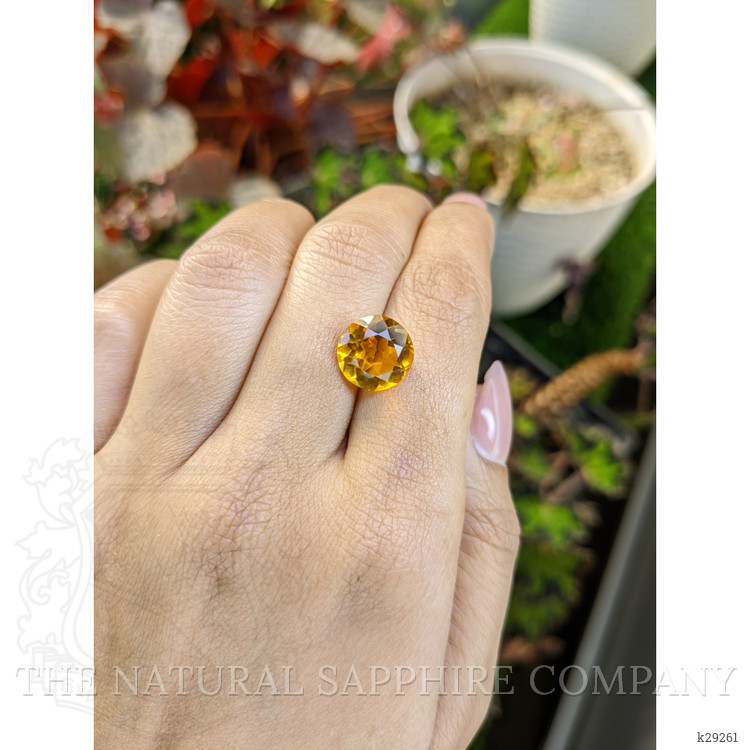 4.62 Ct. Yellowish Orange Citrine from Brazil