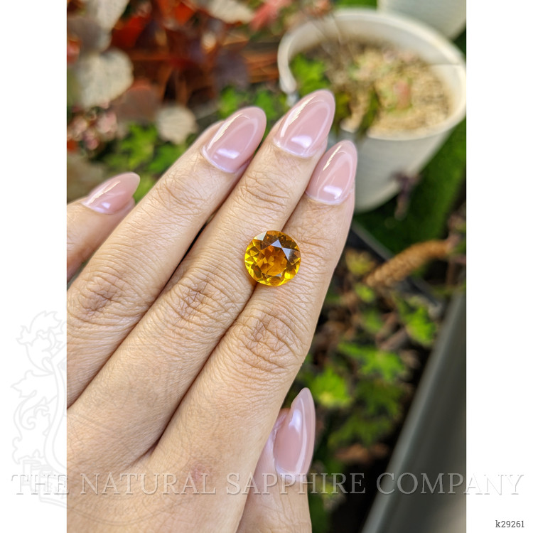 4.62 Ct. Yellowish Orange Citrine from Brazil