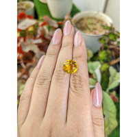 5.46 Ct. Yellow Citrine from Brazil Life Style