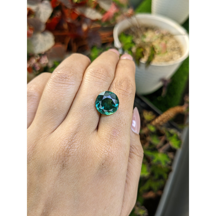 7.08 Ct. Bluish Green Prasiolite from Brazil