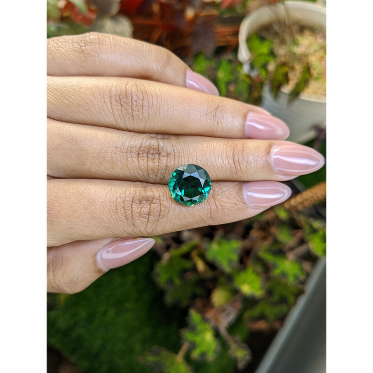 7.08 Ct. Bluish Green Prasiolite from Brazil