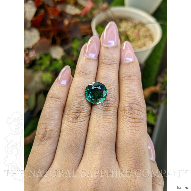 7.08 Ct. Bluish Green Prasiolite from Brazil