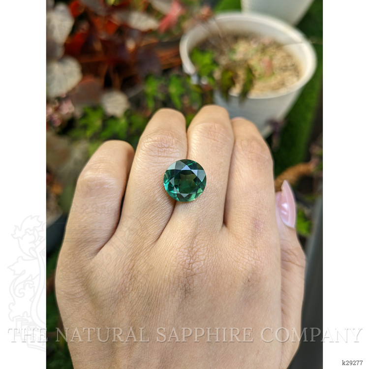 7.34 Ct. Bluish Green Prasiolite from Brazil