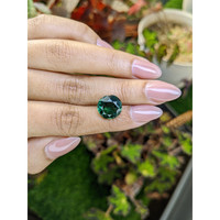 5.79 Ct. Bluish Green Prasiolite from Brazil Life Style