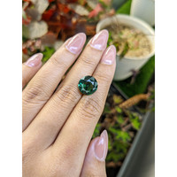 5.48 Ct. Bluish Green Prasiolite from Brazil Life Style