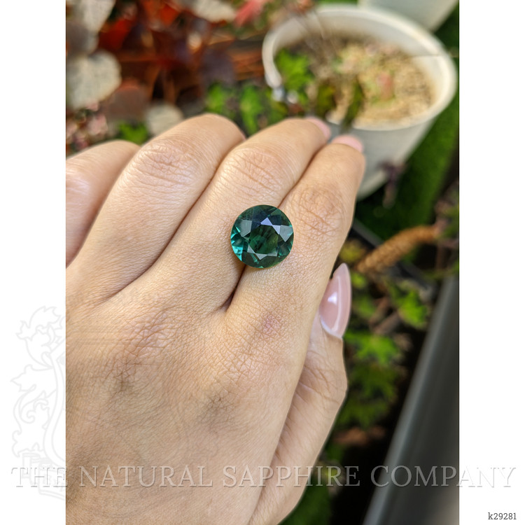 6.94 Ct. Bluish Green Prasiolite from Brazil