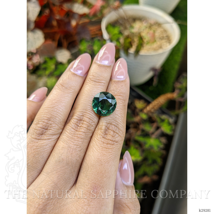 6.94 Ct. Bluish Green Prasiolite from Brazil