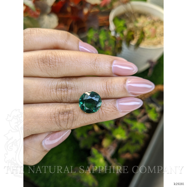 6.94 Ct. Bluish Green Prasiolite from Brazil