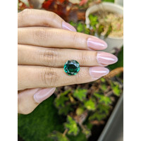 6.53 Ct. Bluish Green Prasiolite from Brazil Life Style