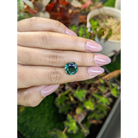6.09 Ct. Bluish Green Prasiolite from Brazil Life Style