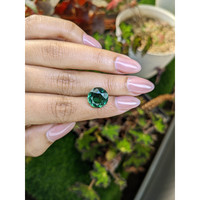 6.24 Ct. Bluish Green Prasiolite from Brazil Life Style