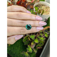 6.25 Ct. Bluish Green Prasiolite from Brazil Life Style