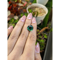5.89 Ct. Bluish Green Prasiolite from Brazil Life Style