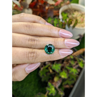 5.89 Ct. Bluish Green Prasiolite from Brazil Life Style