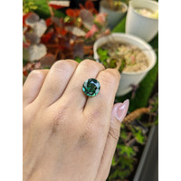 5.75 Ct. Bluish Green Prasiolite from Brazil Life Style