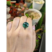 10.07 Ct. Bluish Green Prasiolite from Brazil Life Style