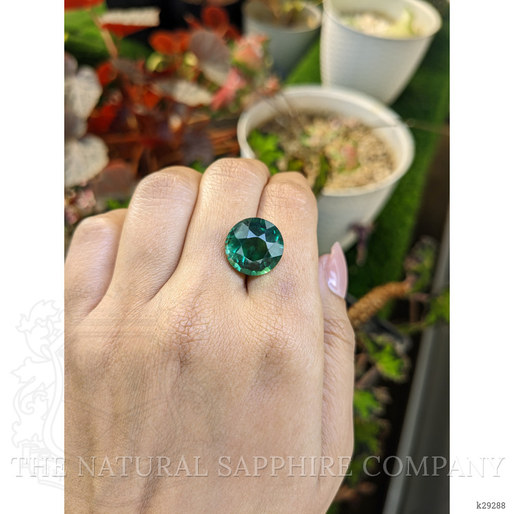 10.07 Ct. Bluish Green Prasiolite from Brazil