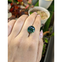 7.73 Ct. Bluish Green Prasiolite from Brazil Life Style