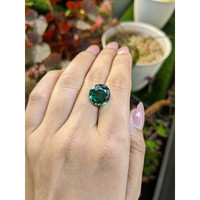 6.70 Ct. Bluish Green Prasiolite from Brazil Life Style