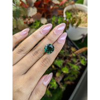 6.70 Ct. Bluish Green Prasiolite from Brazil Life Style