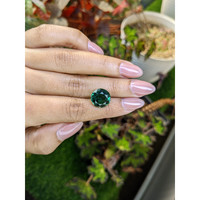 6.70 Ct. Bluish Green Prasiolite from Brazil Life Style