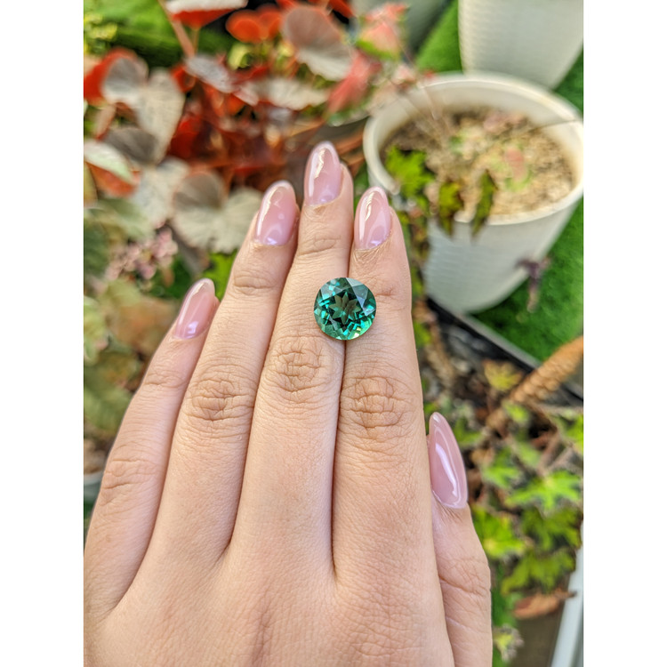 6.25 Ct. Bluish Green Prasiolite from Brazil