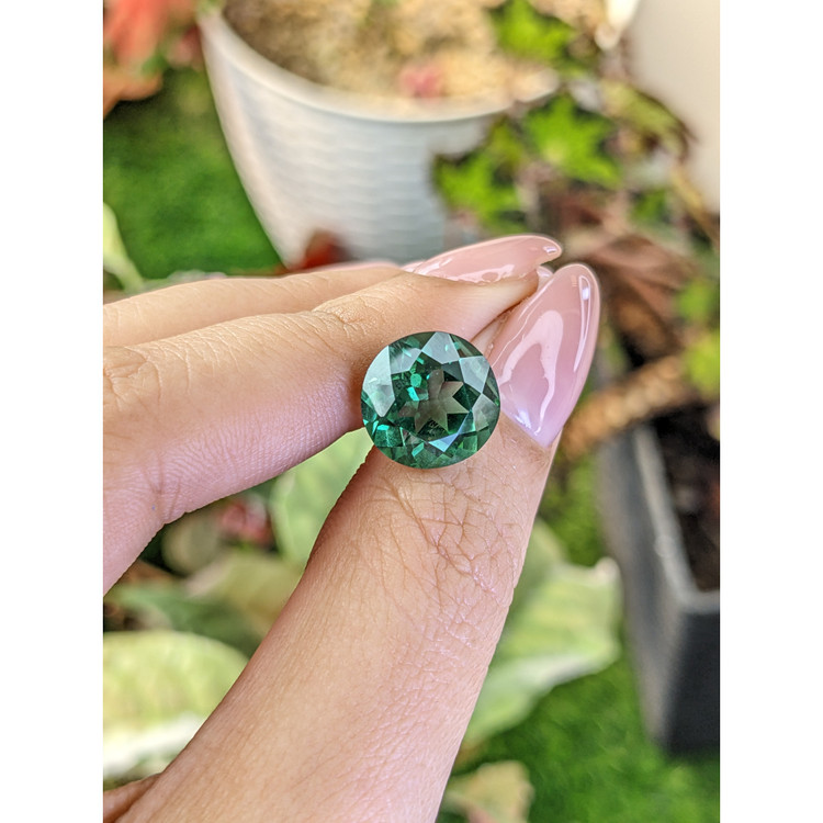 6.25 Ct. Bluish Green Prasiolite from Brazil