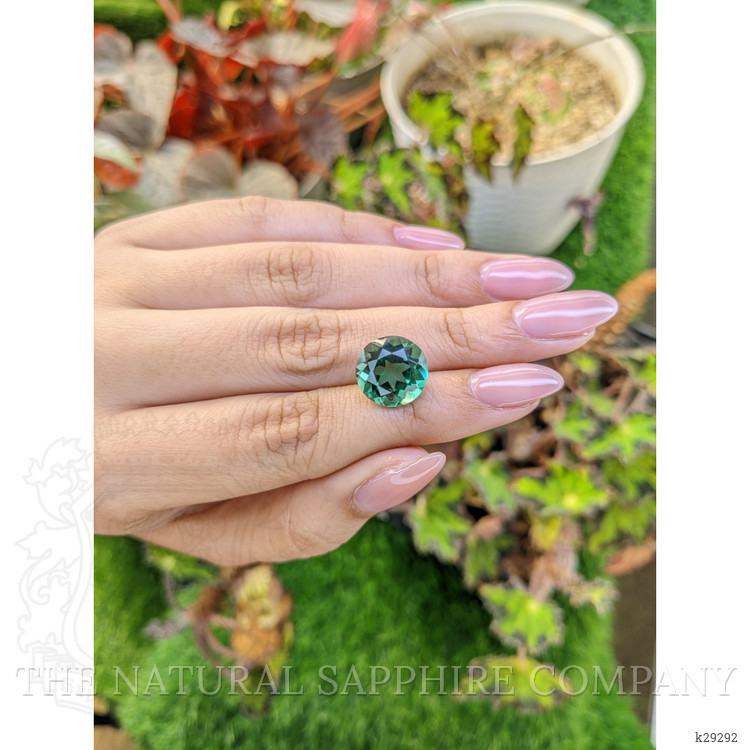 6.92 Ct. Bluish Green Prasiolite from Brazil