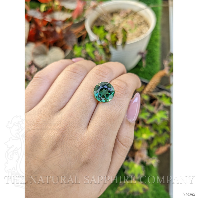 6.92 Ct. Bluish Green Prasiolite from Brazil