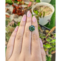 6.24 Ct. Bluish Green Prasiolite from Brazil Life Style