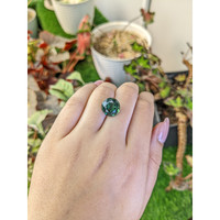 6.24 Ct. Bluish Green Prasiolite from Brazil Life Style