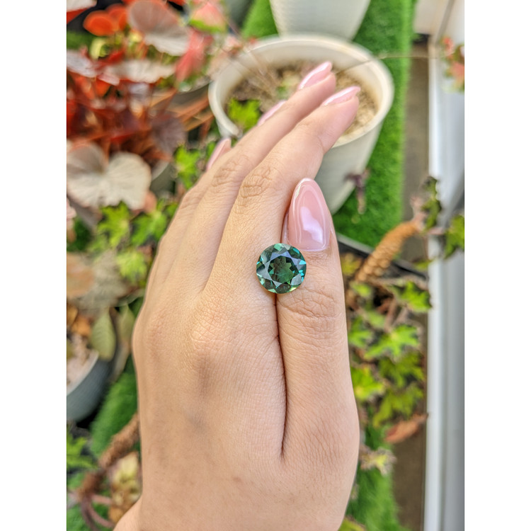 5.69 Ct. Bluish Green Prasiolite from Brazil